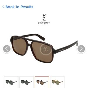 Saint Laurent Brown Sunglasses